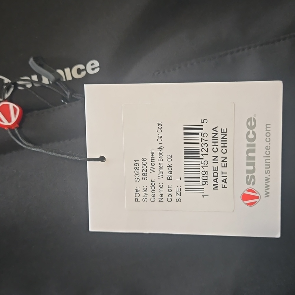 Sunice Black Softshell Jacket In Size Large - Picture 8 of 11